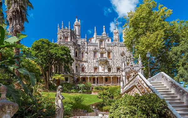 Fairy-tale palace in Sintra, UNESCO World Heritage Site near Lisbon