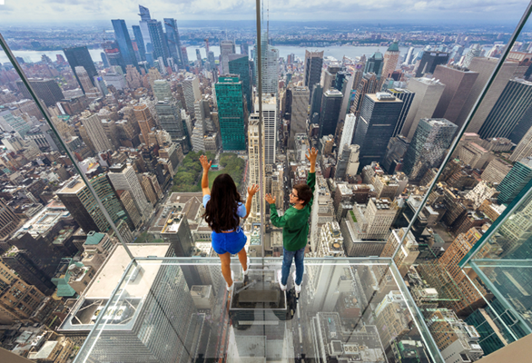 New York City skyline with Manhattan skyscrapers